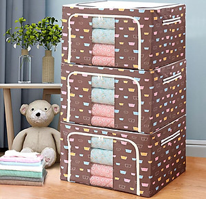 Bộ 3 Túi Đựng Chăn Màn Khung Sắt Gấp Gọn miDoctor (CÓ CHỌN MÀU)