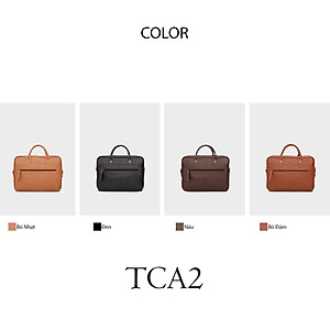 Cặp công sở Trita ( Thời trang nam cao cấp đựng vừa laptop 14.6 inch - Cặp da TCA2 )