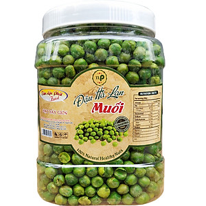 1KG ĐẬU HÀ LAN MUỐI CHẤT LƯỢNG - 2 HŨ NHỰA 500G