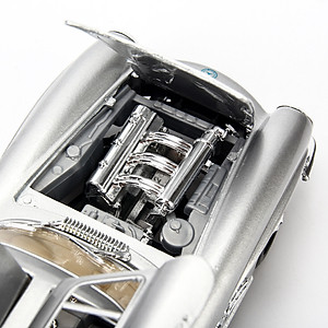 Mô Hình Xe Mercedes-Benz 300Sl 1954 Silver 1:24 Bburago-MH18-22023