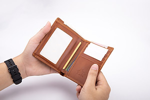 Ví nam da bò Lata ( Thời trang nam - Ví da thật LVN59 )