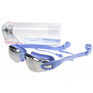 Kính Bơi Tráng Gương  kèm bịt tại cao cấp Cleacco chống sương mù , chống tia UV Hàng chính hãng - Tặng kèm nón bơi Silicon ( Màu ngẫu nhiên ) 