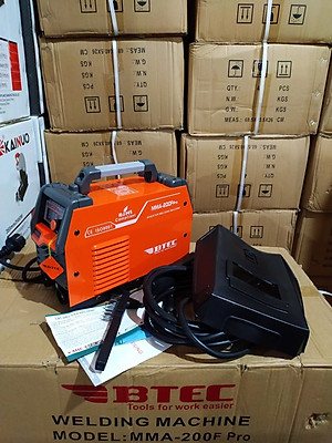 MÁY HÀN QUE BTEC MMA 200F-PRO (CHUYÊN HÀN QUE 3.2, CÓ ĐỒNG HỒ)- HÀNG CHÍNH HÃNG
