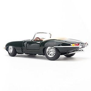 Mô Hình Xe  Jaguar E-Type Cabrio Green 1:18 Bburago - MH-12046