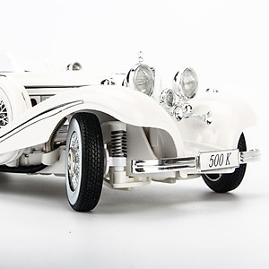 Mô Hình Xe Mercedes-Benz 500K TYP Special Roadster White 1:18 Maisto- MH 36055