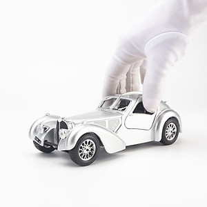 Xe Mô Hình Bugatti Atlantic Silver 1:24 Bburago - MH18-22092