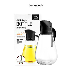 Bình Đựng Dầu Với Nắp Mở Tự Động Lock&Lock CKO101BLK (550ml)