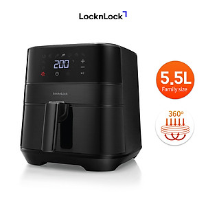 Nồi chiên không dầu LocknLock EJF284BLK (5.5 Lít) - Hàng chính hãng