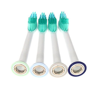 Bộ 4 đầu bàn chải đánh răng điện HX-6054A cho máy Philips Sonicare cho răng nhạy cảm HX3, HX6, HX7, HX8, HX9, R, FlexCare +, FlexCare, HealthyWhite, HydroClean, EasyClean, DiamondClean-Cho răng nhạy cảm