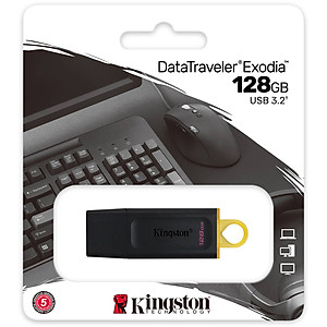 USB 3.2 Gen 1 Kingston DataTraveler Exodia - Hàng Chính Hãng
