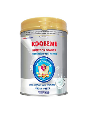 THỰC PHẨM BỔ SUNG VI CHẤT DINH DƯỠNG NUTRITION POWDER LOW CHOLESTEROL dùng được cho người tiểu đường KOOBEME