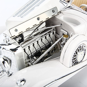 Mô Hình Xe Mercedes-Benz 500K TYP Special Roadster White 1:18 Maisto- MH 36055