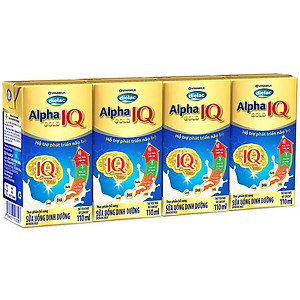 Thùng 48 Hộp Sữa Bột Pha Sẵn Vinamilk Dielac Alpha Gold IQ 110ml
