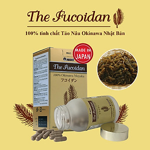 The Fucoidan - 100% Chiết Xuất Tảo Nâu Okinawa Nhật Bản Waki (90 Viên / Chai)