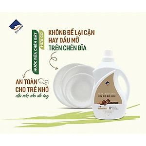 Nước rửa chén hữu cơ Bồ hòn Ecocare Chai 2000ml