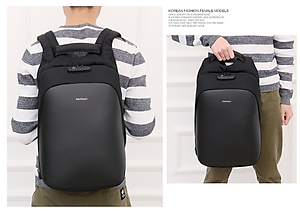 Ba lô thông minh đa năng chống trộm cao cấp nam sạc USB tiện dụng chứa máy tính 14 đến 17 inh