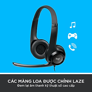 Tai nghe có dây Logitech H390 -  Hàng chính hãng