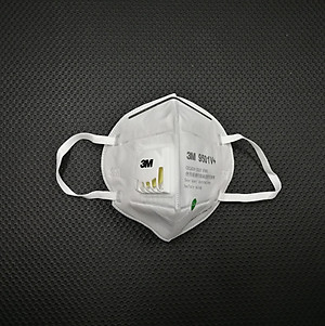 Khẩu trang 3M 9501V+ - có thể lọc bụi siêu nhỏ 2.5PM phiên bản nâng cấp dây quai đeo bằng vải thun, không gây đau tai