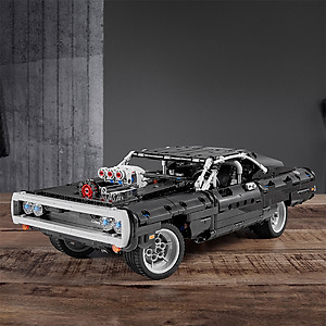 Đồ chơi lắp ráp mô hình LEGO TECHNIC ALL Siêu Xe Dom's Dodge Charger màu đen huyền bí 42111