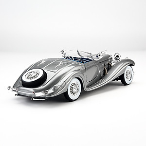 Mô Hình Xe Mercedes-Benz 500K TYP Special Roadster Grey 1:18 Maisto