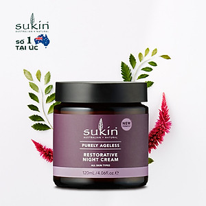 Kem Phục Hồi Da Chống Lão Hóa Ban Đêm Sukin Purely Ageless Restorative Night Cream 120ml