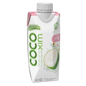 Thùng 12 Hộp Nước Dừa Cocoxim Sen (330ml x12 Hộp)