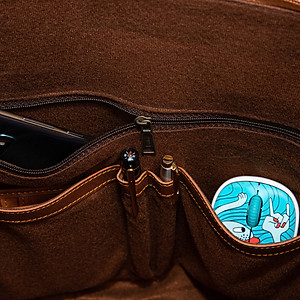 Cặp Công Sở Lata ( Thời trang nam basic đựng laptop 14,6 inch - Cặp da CA28 )