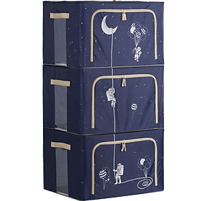 Bộ 3 Túi Đựng Chăn Màn Khung Sắt Gấp Gọn miDoctor (CÓ CHỌN MÀU)