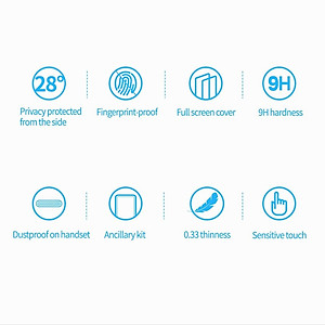 Kính cường lực chống nhìn trộm Nillkin Amazing Guardian dùng cho máy Iphone 12/12 Pro (6.1) - 12 Pro Max (6.7) - Hàng chính Hãng.