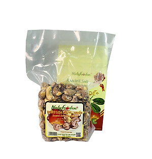 Hạt điều rang muối có vỏ lụa loại 1 | Hộp quà hoa mai 250g | Natufoodvn