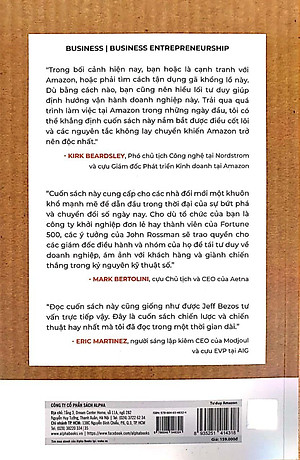 Sách Tư Duy Amazon - 50 ½ Ý Tưởng Để Dẫn Đầu Ngành Công Nghệ