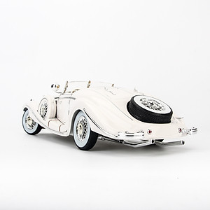 Mô Hình Xe Mercedes-Benz 500K TYP Special Roadster White 1:18 Maisto- MH 36055
