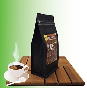 Cafe(Cà Phê) Arabica Nguyên Chất 100% - Gói 500g Tặng Lót Ly  - Pha Phin Hoặc Pha Máy - Thơm Quyến Rũ, Vị Đắng Nhẹ, Hậu Chua Thanh - Coffee New