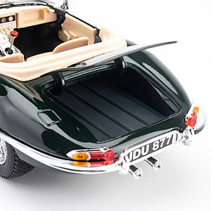 Mô Hình Xe  Jaguar E-Type Cabrio Green 1:18 Bburago - MH-12046