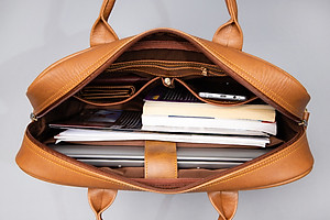 Cặp công sở Trita ( Thời trang nam cao cấp đựng vừa laptop 14.6 inch - Cặp da TCA2 )