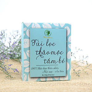 Túi lọc thảo mộc tắm bé ngăn ngừa rôm sảy, dưỡng da và tóc bé mềm mại Wonmom 120g ( 10 Túi/ Hộp )