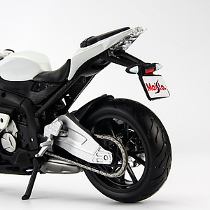 Mô Hình Xe Bmw S1000RR White 1:12 Maisto MH-31101-2