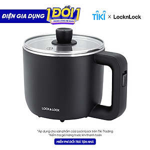 Nồi Điện Đa Năng Lock&Lock EJP116BLK (0.8 Lít) - Hàng Chính Hãng