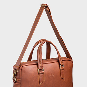 Cặp Công Sở Lata ( Thời trang nam basic đựng laptop 15 inch - Cặp da CA16 )