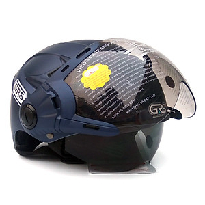 Mũ bảo hiểm nửa đầu GRS A966K - 2 Lớp kính - Tháo được lót 