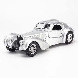 Xe Mô Hình Bugatti Atlantic Silver 1:24 Bburago - MH18-22092