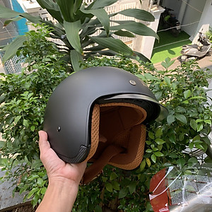 Mũ Bảo Hiểm Royal M139 Đen Nhám Kính Âm