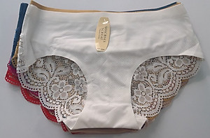 Combo 10 Quần Lót Nữ Vải Su Thông Hơi Phối Ren Sexy- Giao Nhiều Màu