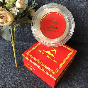 Tổ Yến Sào Tinh Chế (5 Tổ/40g/Hộp) (Tổ Yến làm sạch/Tổ Yến Sạch chế biến từ Tổ Yến Thô /Tổ Yến còn lông) Yến Sào Trung Nam