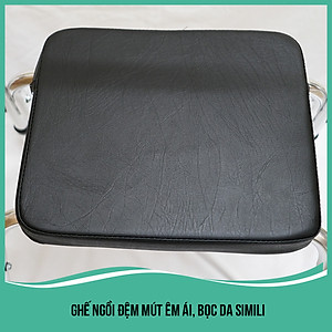 Khung tập đi LUCASS W9 - Có ghế ngồi bọc da cho người già, người khuyết tật - HÀNG CHÍNH HÃNG