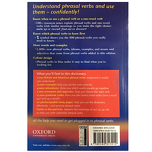 Sách Oxford Phrasal Verbs Dictionary (Elt)
