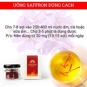 Combo 2 hộp (hộp/1gr) saffron Kingdom Herb, nhụy hoa nghệ tây Iran chính hãng super negin thượng hạng (tặng táo đỏ Tân Cương 10g, bình thủy tinh và nhíp gắp saffron)
