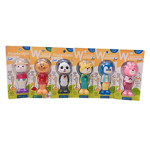 Bàn chải đánh răng cho bé từ 3 tuổi Singapore Pearlie White lông mềm, bảo vệ răng, nướu, nhỏ gọn và an toàn cho bé hình Gấu Trúc
