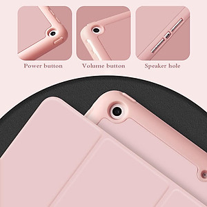 BAO DA SMART COVER SILICON, ỐP LƯNG SILICON CHO IPAD CÓ KHE CÀI BÚT APPLE PENCIL CHO IPAD 10.2 INCH, 10.5 INCH, IPAD PRO 11 INCH