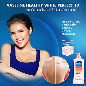 Combo 2 Sữa Dưỡng Thể Vaseline Trắng Da 10 Lợi Ích (350ml)